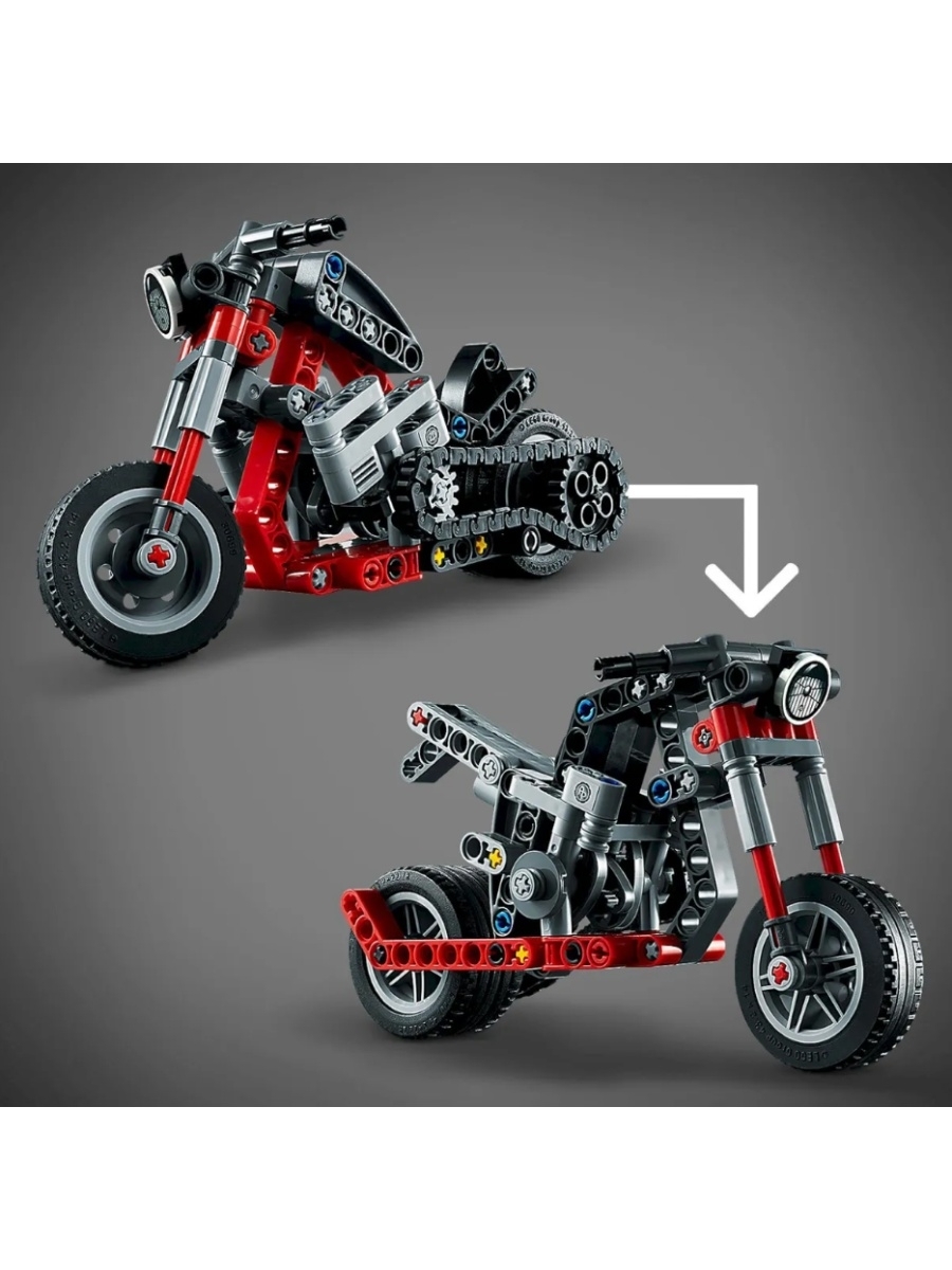 Конструктор LEGO Technic 42132 Мотоцикл — фото 14