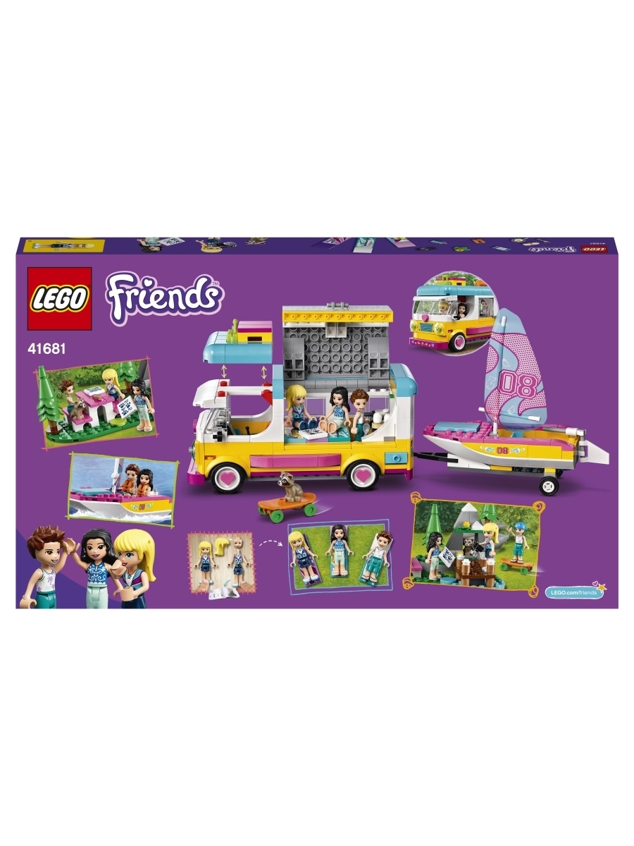 Конструктор LEGO Friends 41681 Лесной дом на колесах и парусная лодка — фото 3