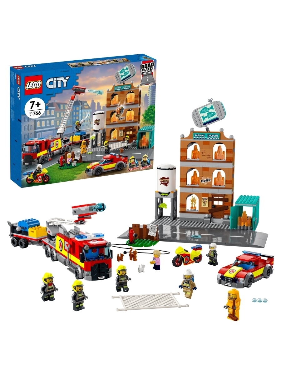 Конструктор LEGO City Fire 60321 Пожарная команда — фото 2