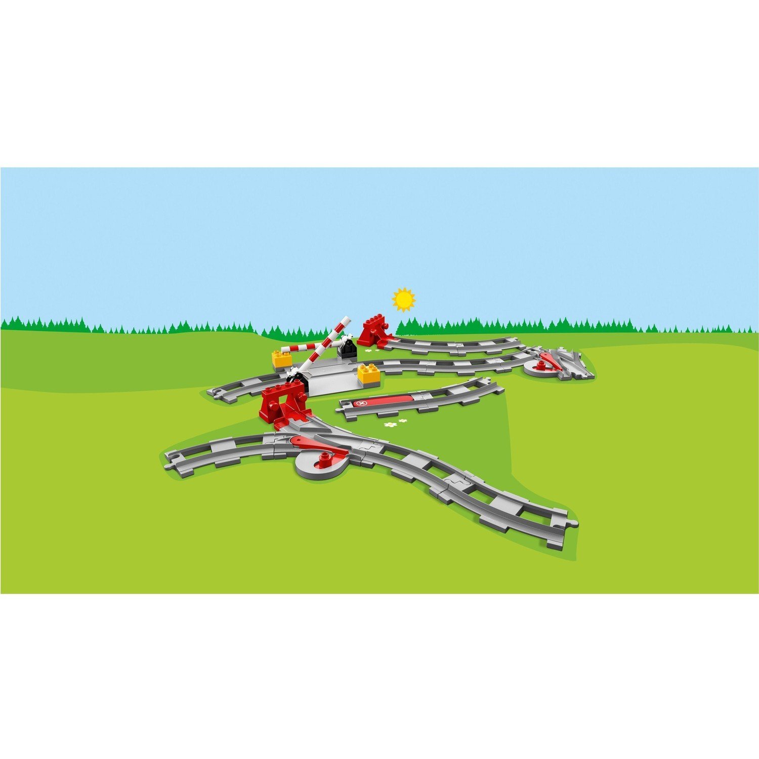 Конструктор LEGO DUPLO Town 10882 Рельсы — фото 5