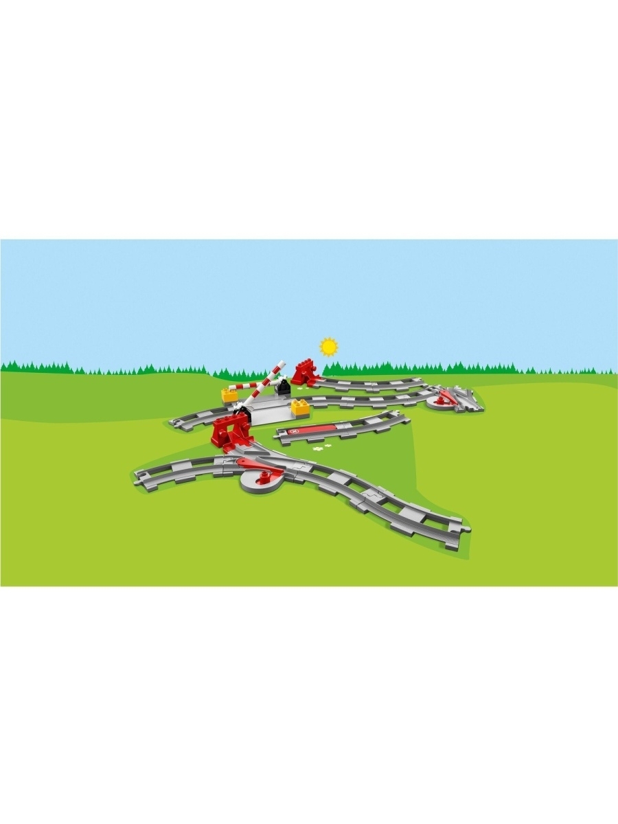 Конструктор LEGO DUPLO Town 10882 Рельсы — фото 12