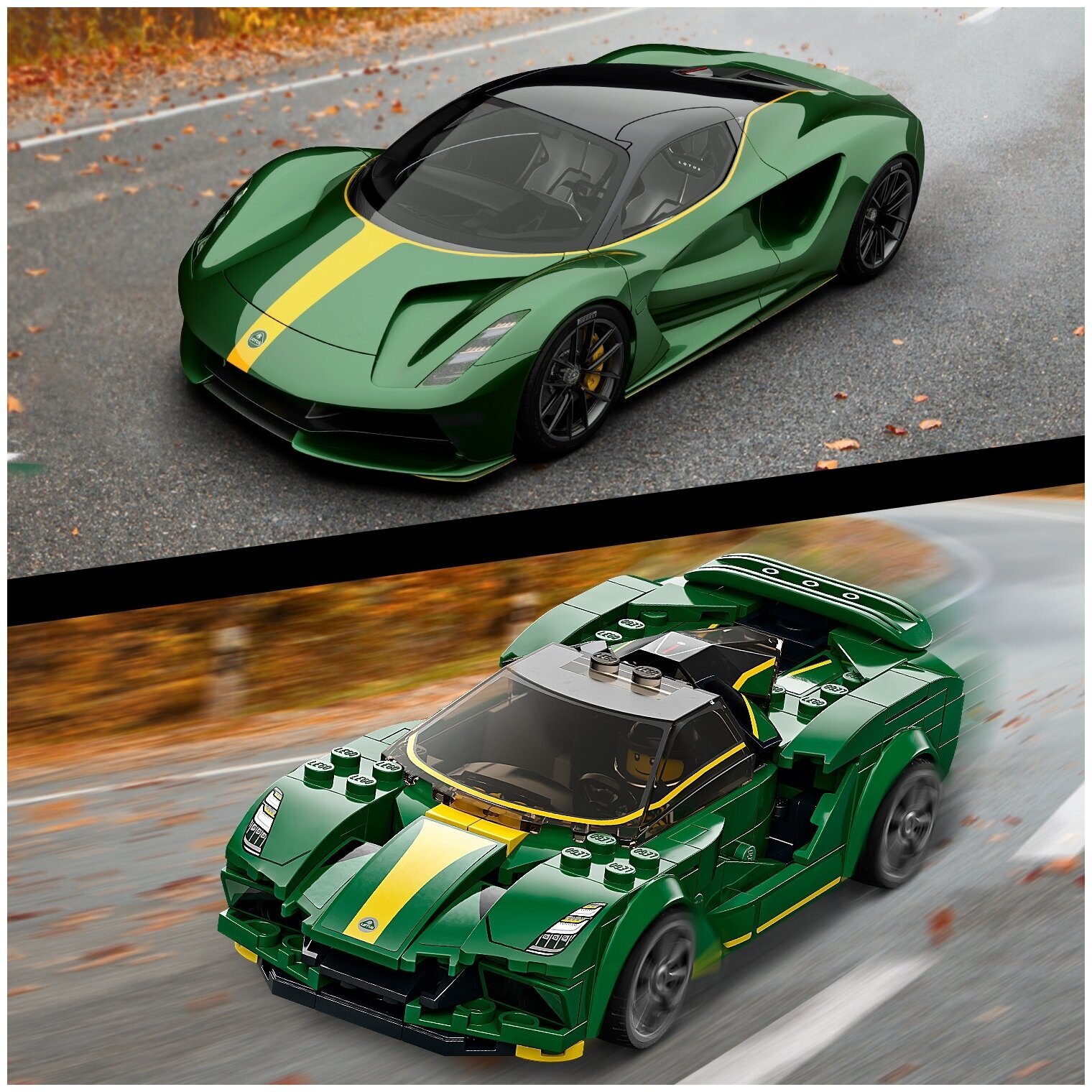 Конструктор LEGO Speed Champions 76907 Lotus Evija — фото 6