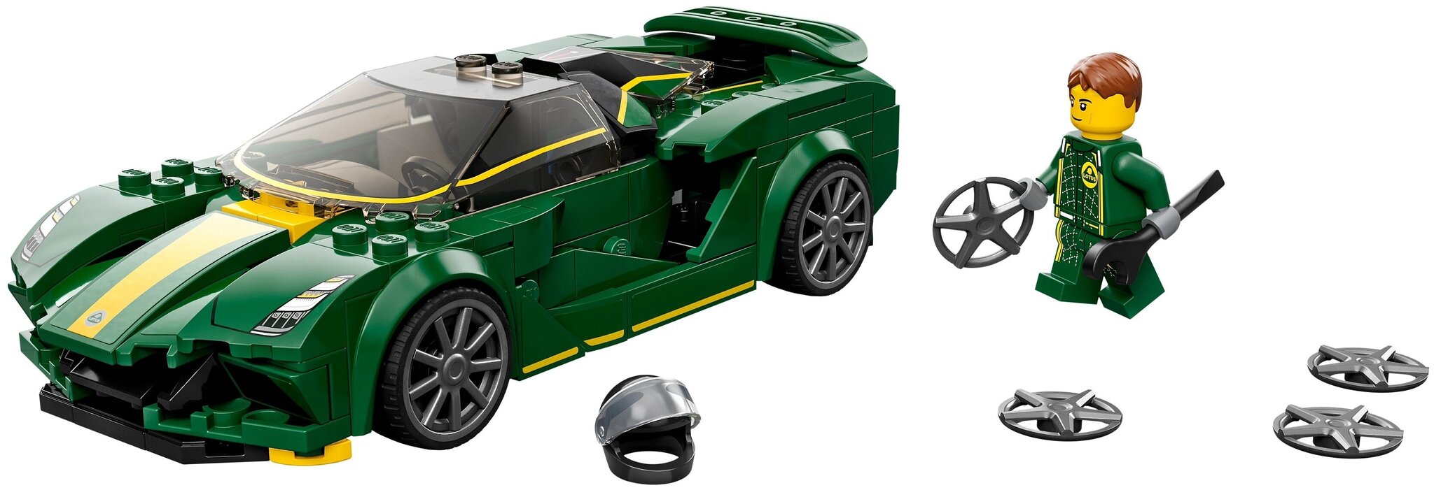 Конструктор LEGO Speed Champions 76907 Lotus Evija — фото 4