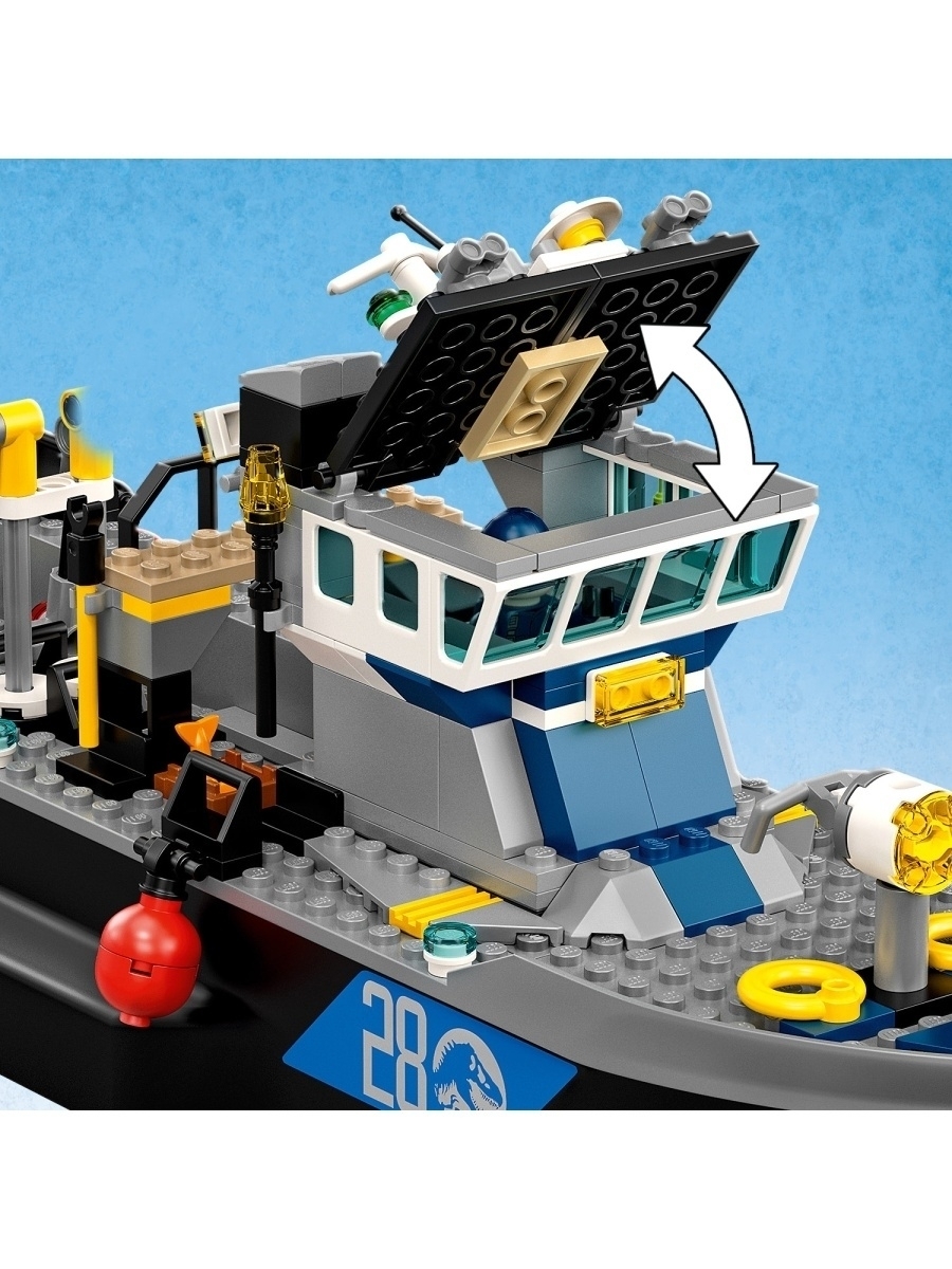 Конструктор LEGO Jurassic World 76942 Побег барионикса на катере — фото 19