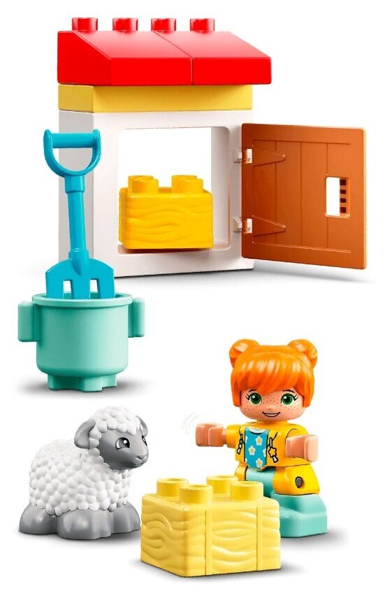 Конструктор LEGO DUPLO Town 10950 Фермерский трактор и животные — фото 6
