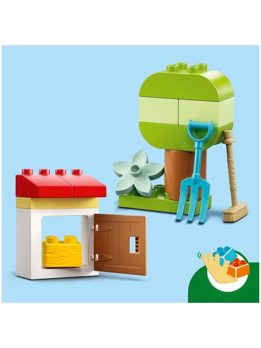 Конструктор LEGO DUPLO Town 10950 Фермерский трактор и животные — фото 27