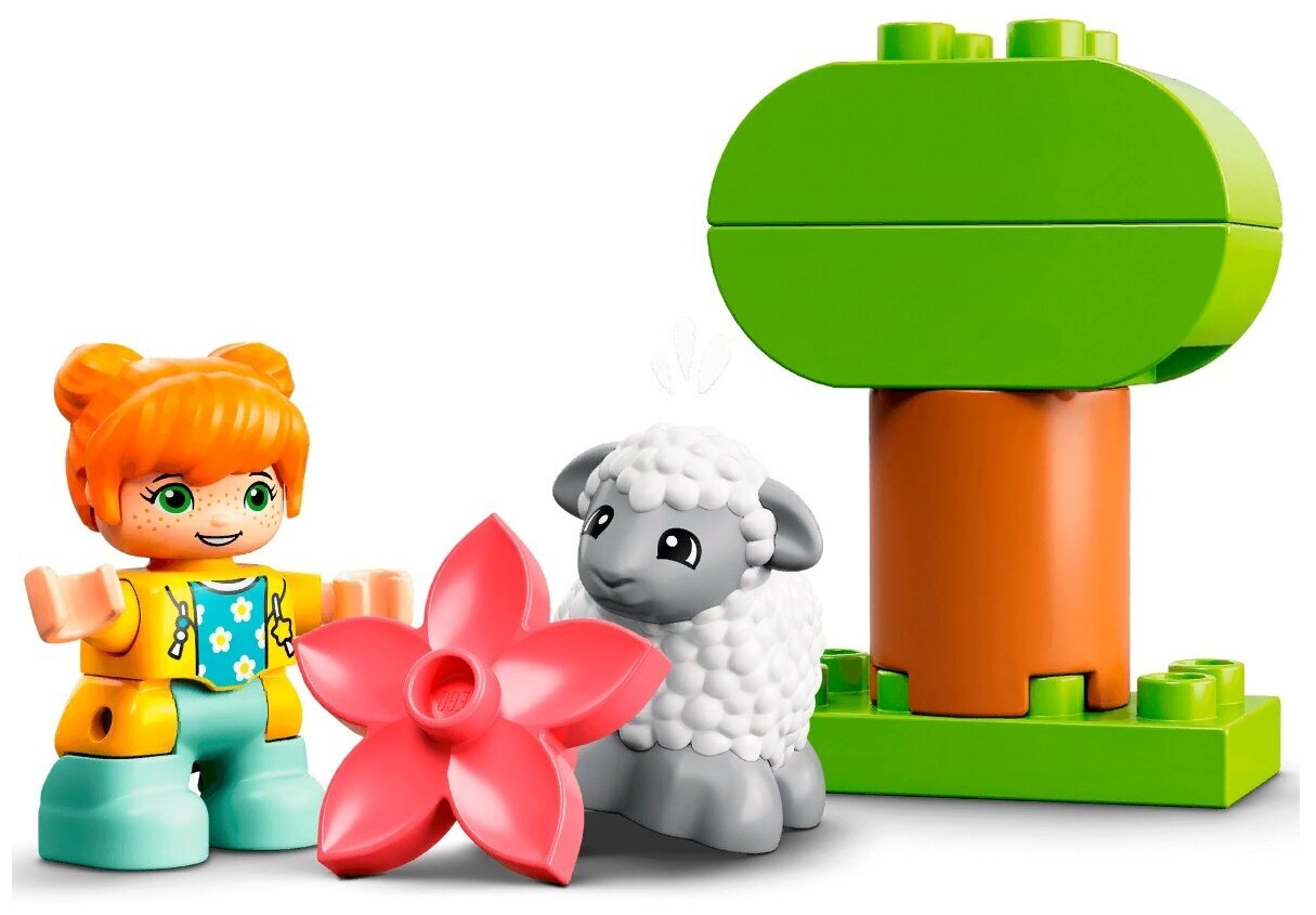 Конструктор LEGO DUPLO Town 10950 Фермерский трактор и животные — фото 8