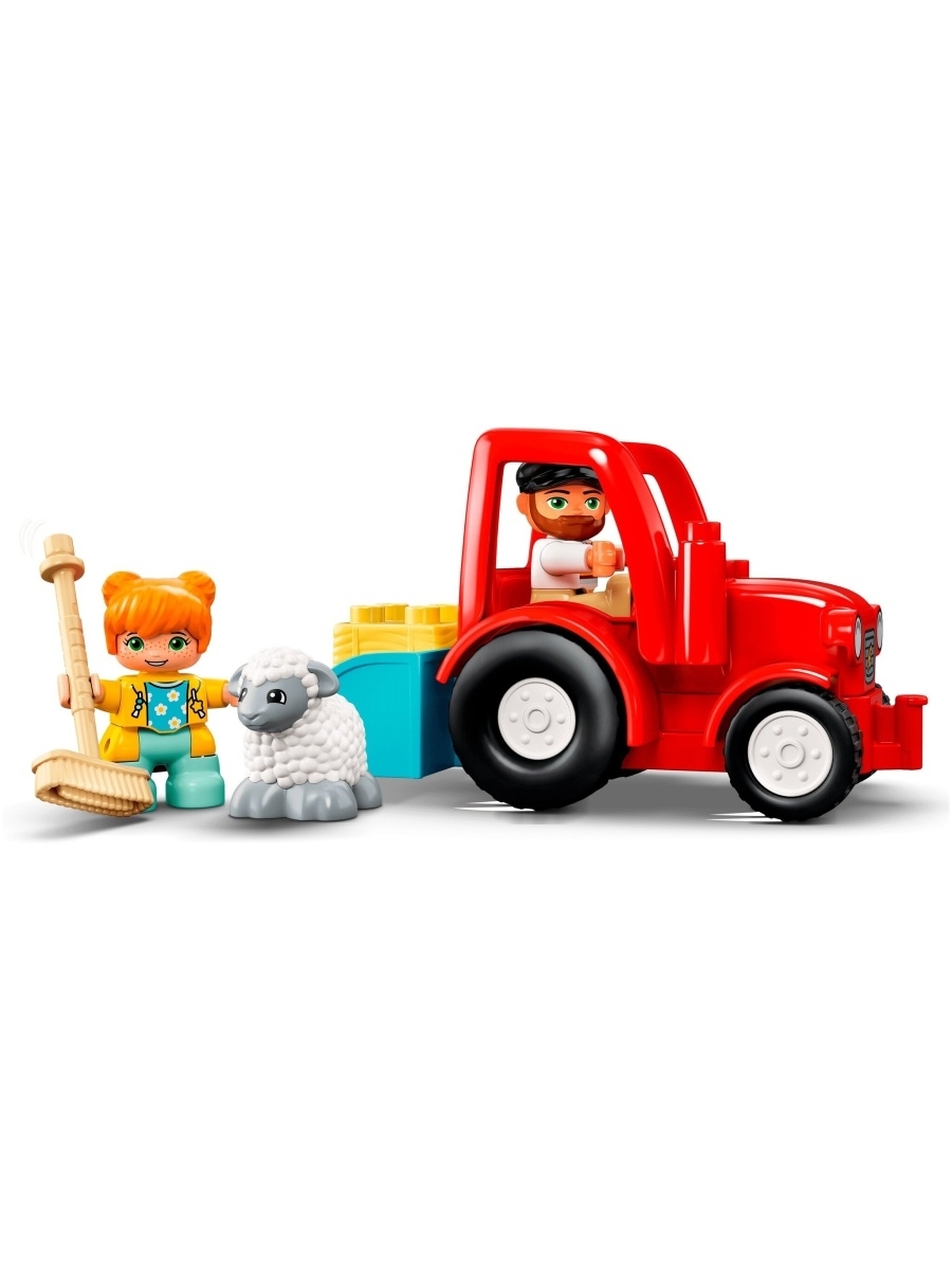 Конструктор LEGO DUPLO Town 10950 Фермерский трактор и животные — фото 25