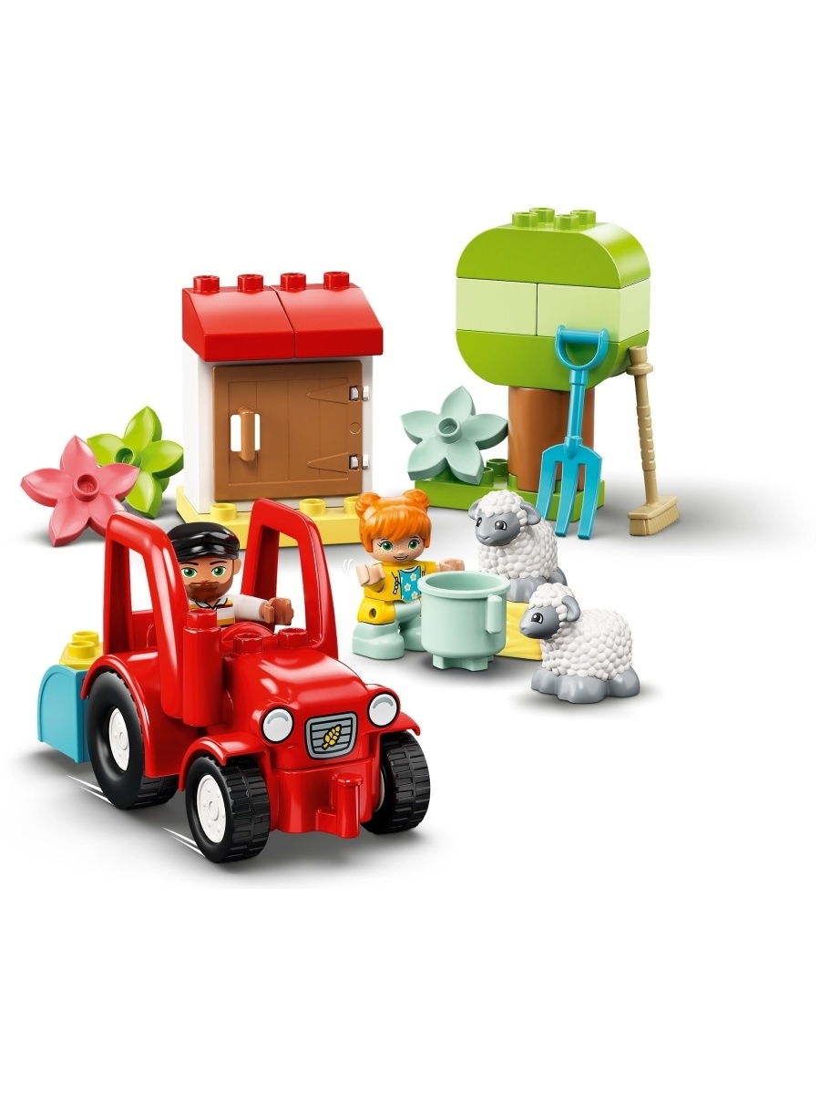 Конструктор LEGO DUPLO Town 10950 Фермерский трактор и животные — фото 20