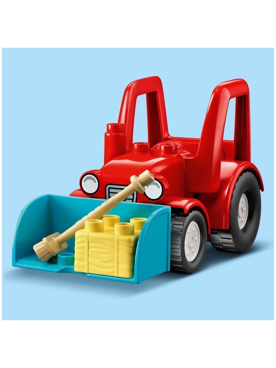Конструктор LEGO DUPLO Town 10950 Фермерский трактор и животные — фото 28