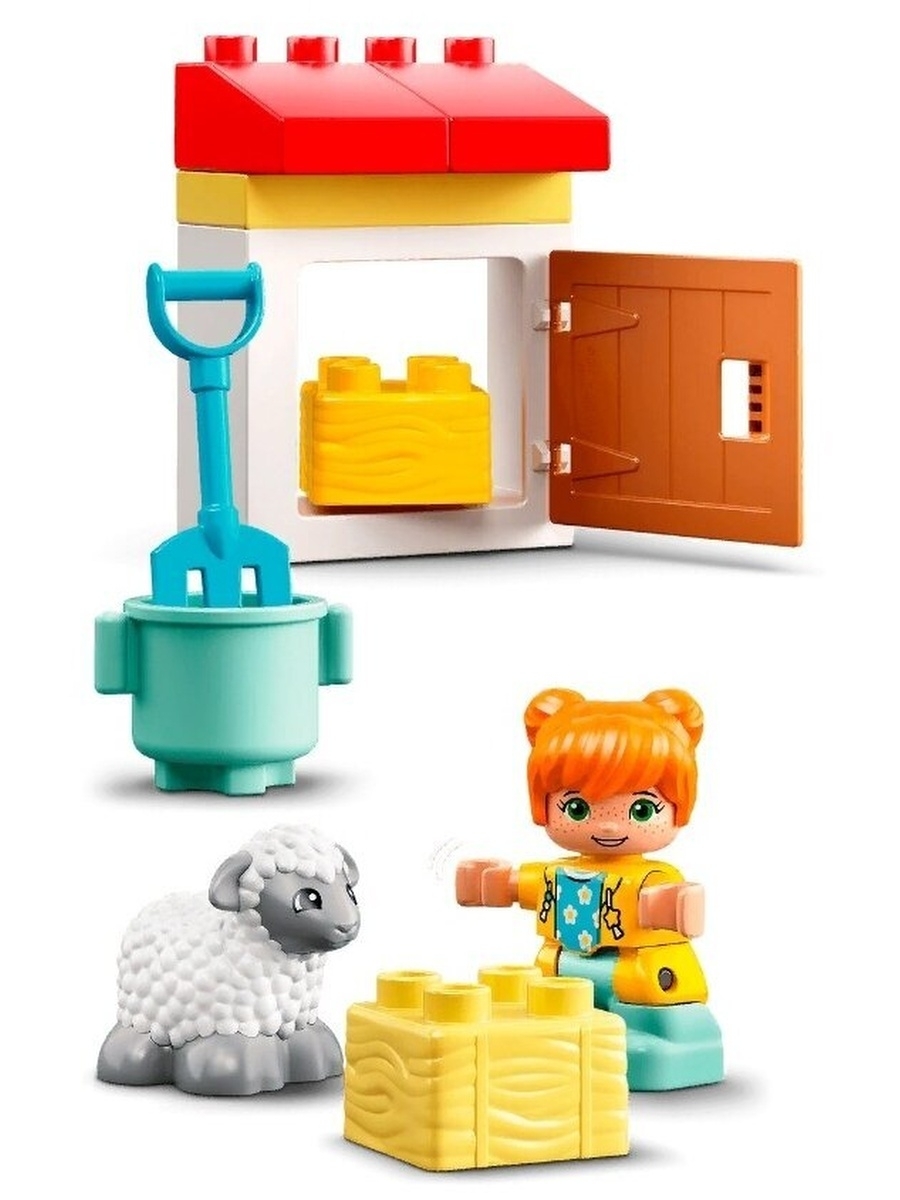 Конструктор LEGO DUPLO Town 10950 Фермерский трактор и животные — фото 22