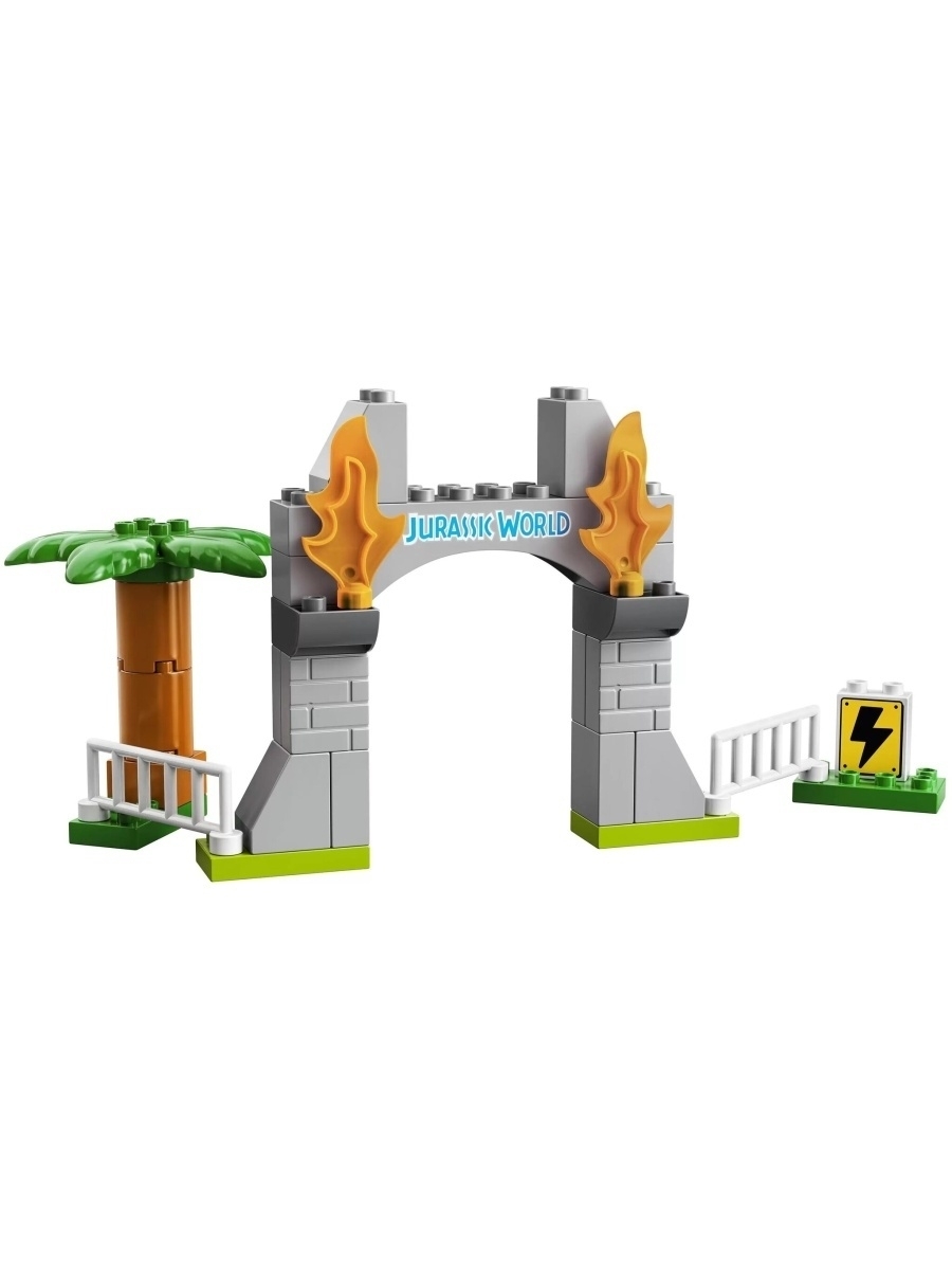 Конструктор LEGO DUPLO Jurassic World 10939 Побег динозавров: тираннозавр и трицератопс — фото 23