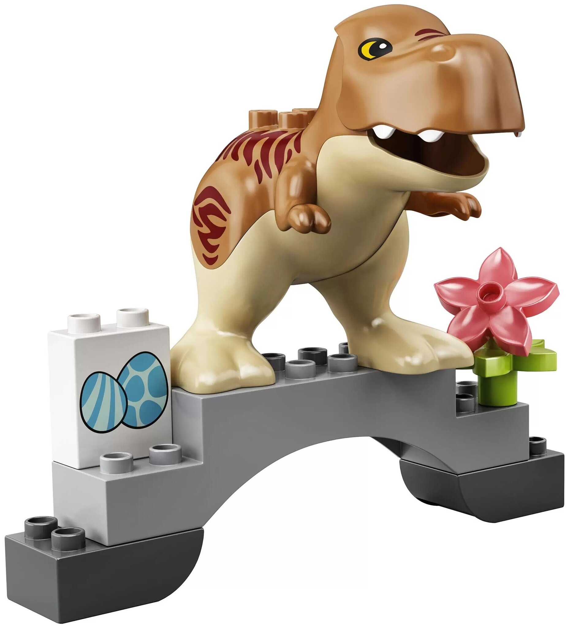 Конструктор LEGO DUPLO Jurassic World 10939 Побег динозавров: тираннозавр и трицератопс — фото 9