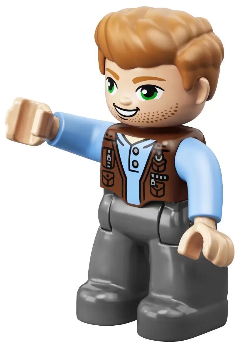 Конструктор LEGO DUPLO Jurassic World 10939 Побег динозавров: тираннозавр и трицератопс — фото 7
