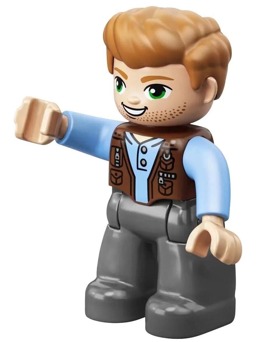 Конструктор LEGO DUPLO Jurassic World 10939 Побег динозавров: тираннозавр и трицератопс — фото 26