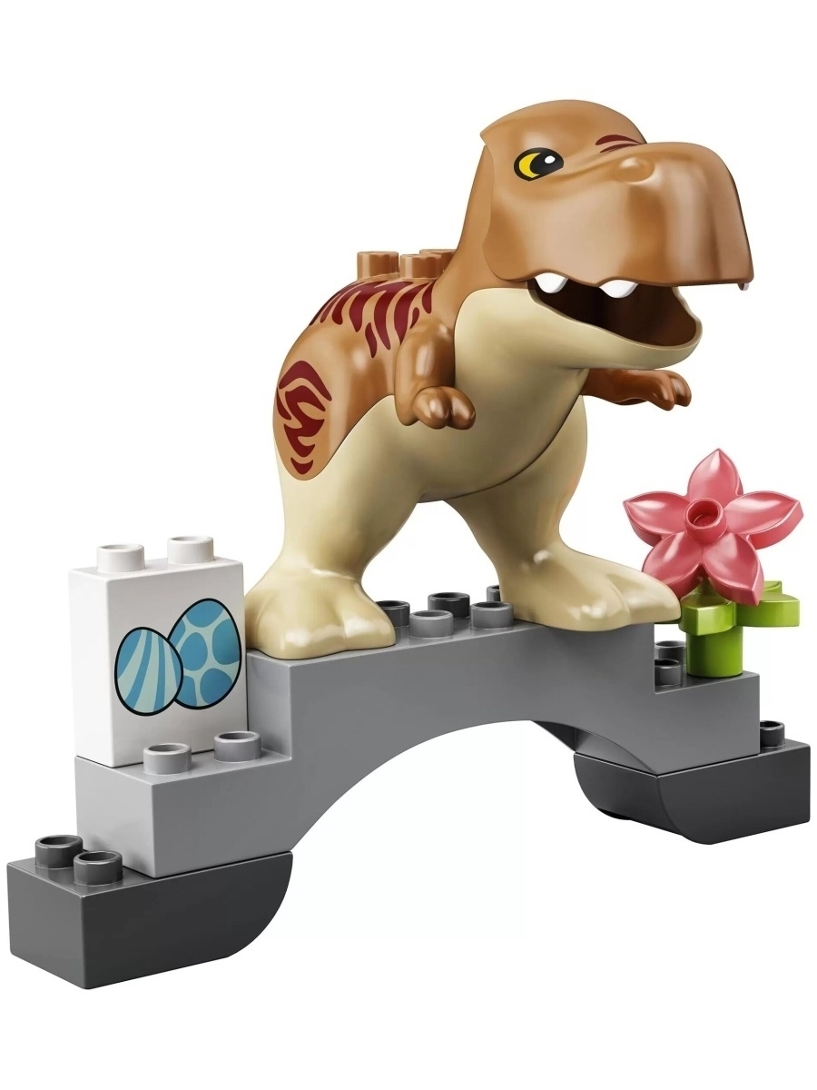 Конструктор LEGO DUPLO Jurassic World 10939 Побег динозавров: тираннозавр и трицератопс — фото 28