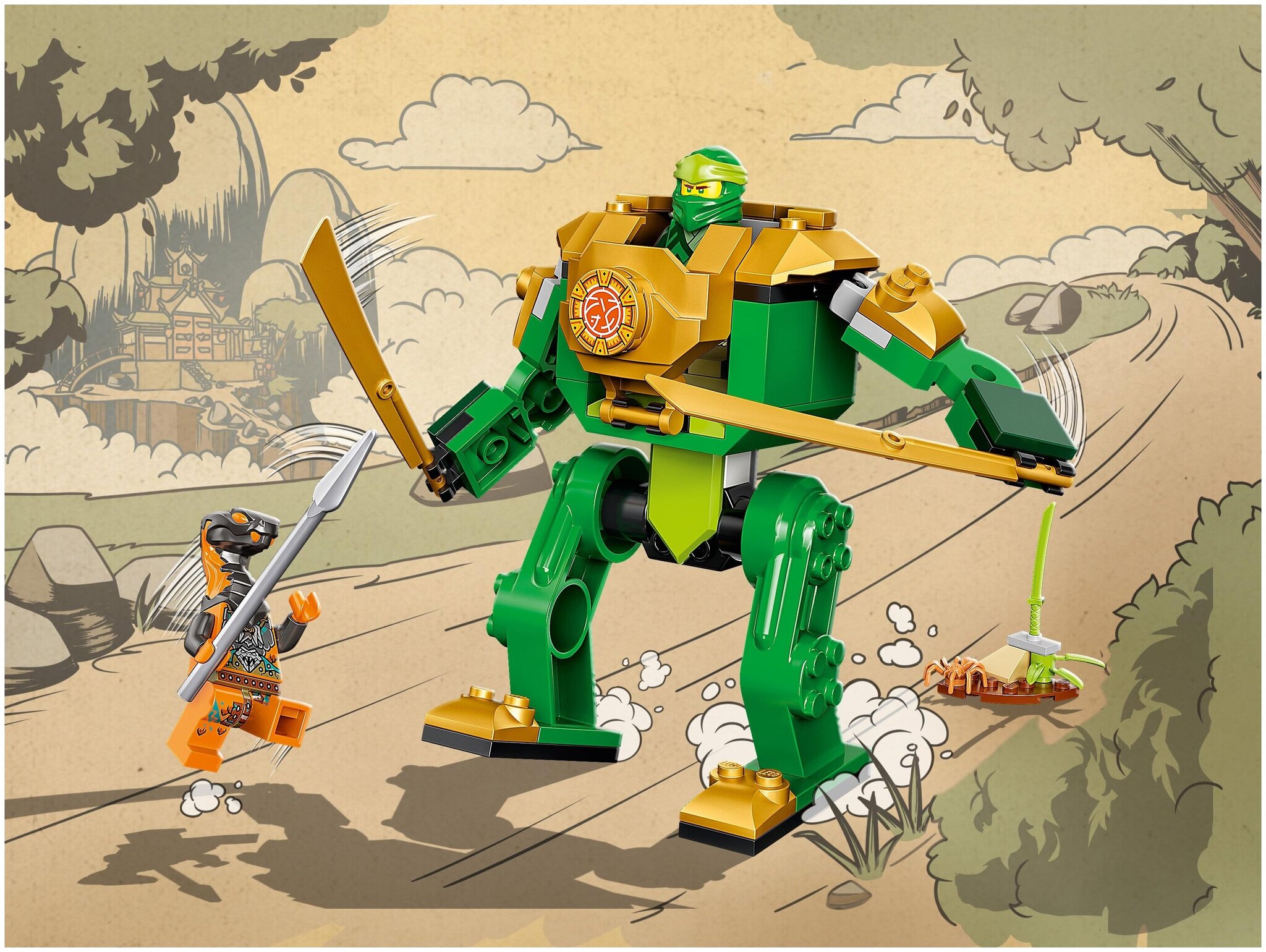 Конструктор LEGO Ninjago 71757 Робот-ниндзя Ллойда — фото 11
