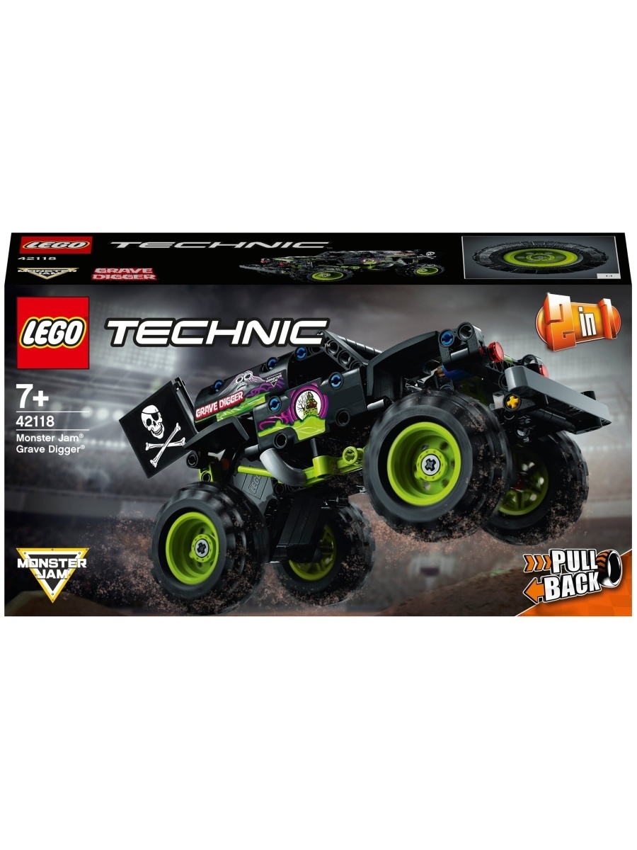 Конструктор LEGO Technic 42118 Monster Jam Grave Digger — фото 13