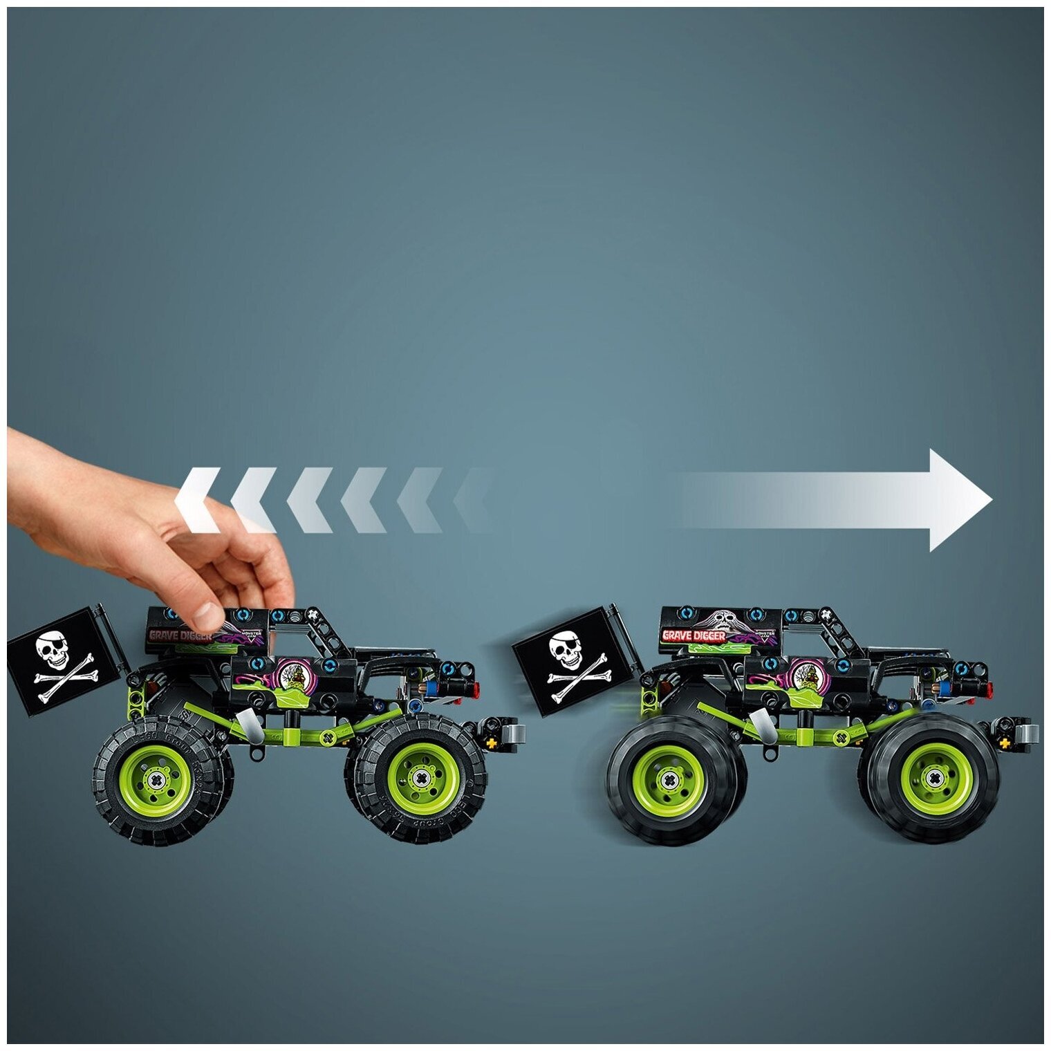 Конструктор LEGO Technic 42118 Monster Jam Grave Digger — фото 9
