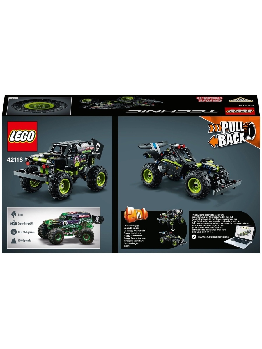 Конструктор LEGO Technic 42118 Monster Jam Grave Digger — фото 14