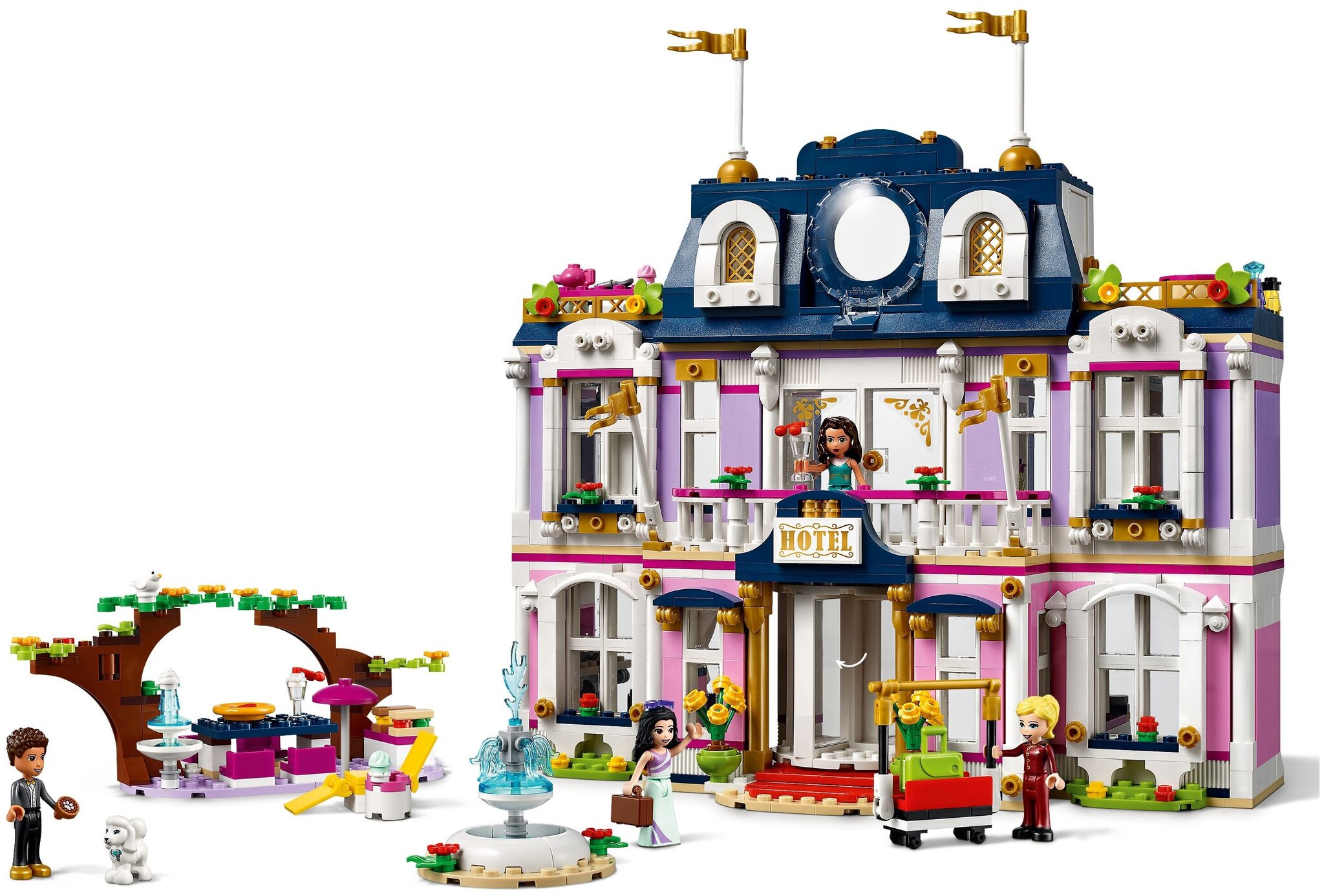 Конструктор LEGO Friends 41684 Гранд-отель Хартлейк Сити — фото 6