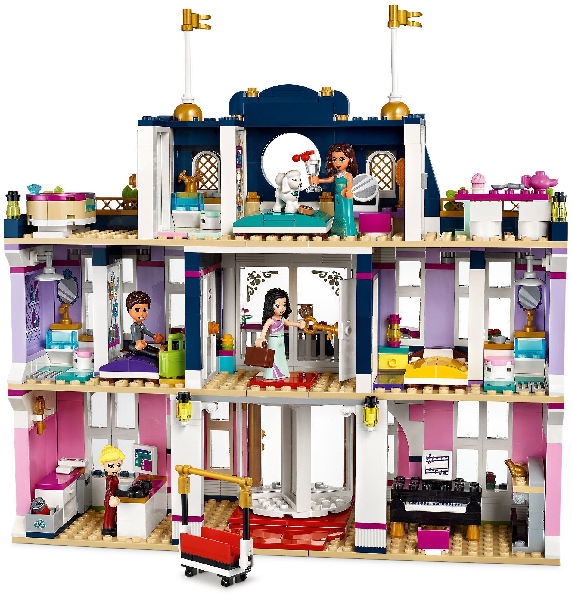 Конструктор LEGO Friends 41684 Гранд-отель Хартлейк Сити — фото 5