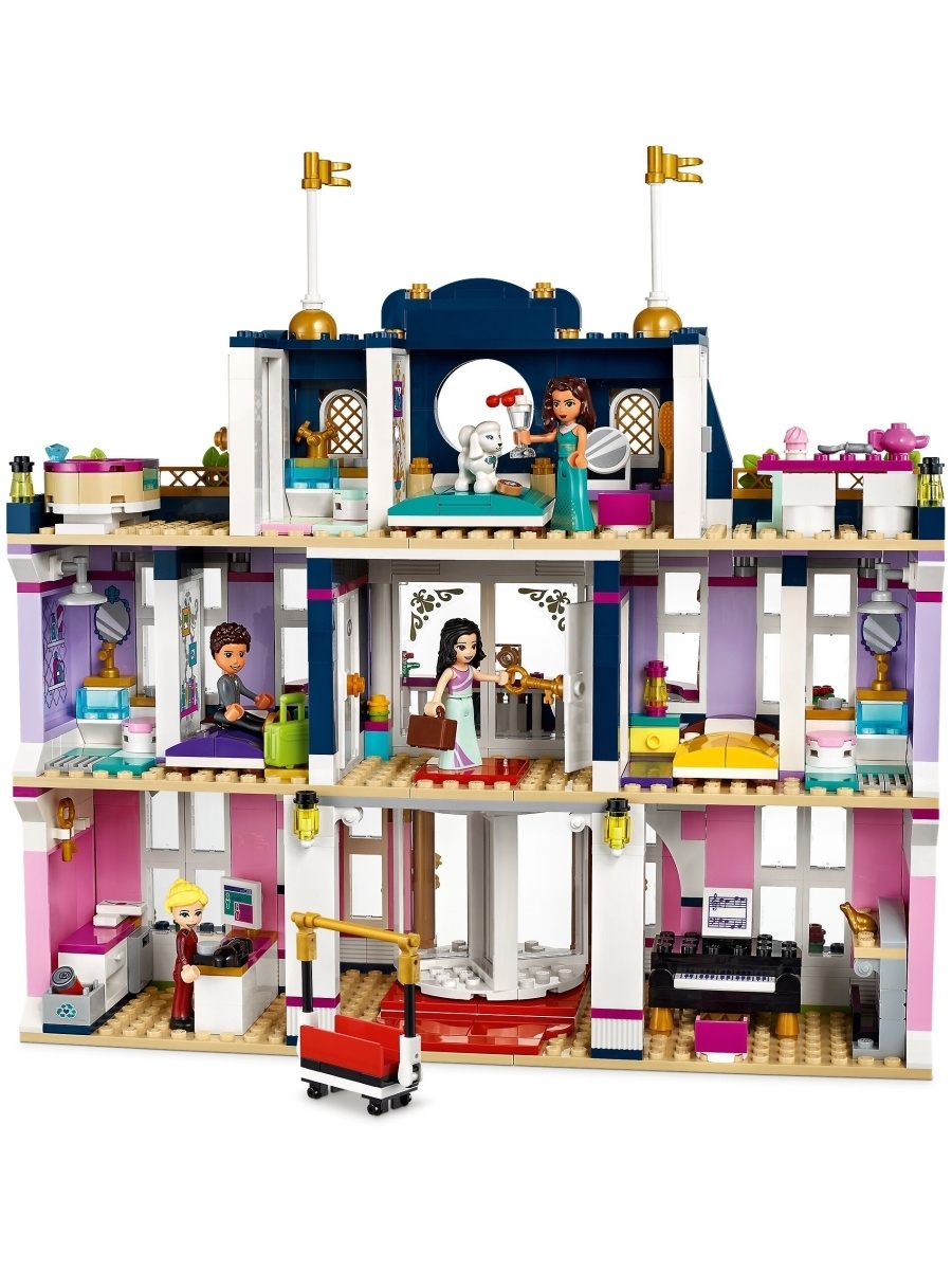 Конструктор LEGO Friends 41684 Гранд-отель Хартлейк Сити — фото 32