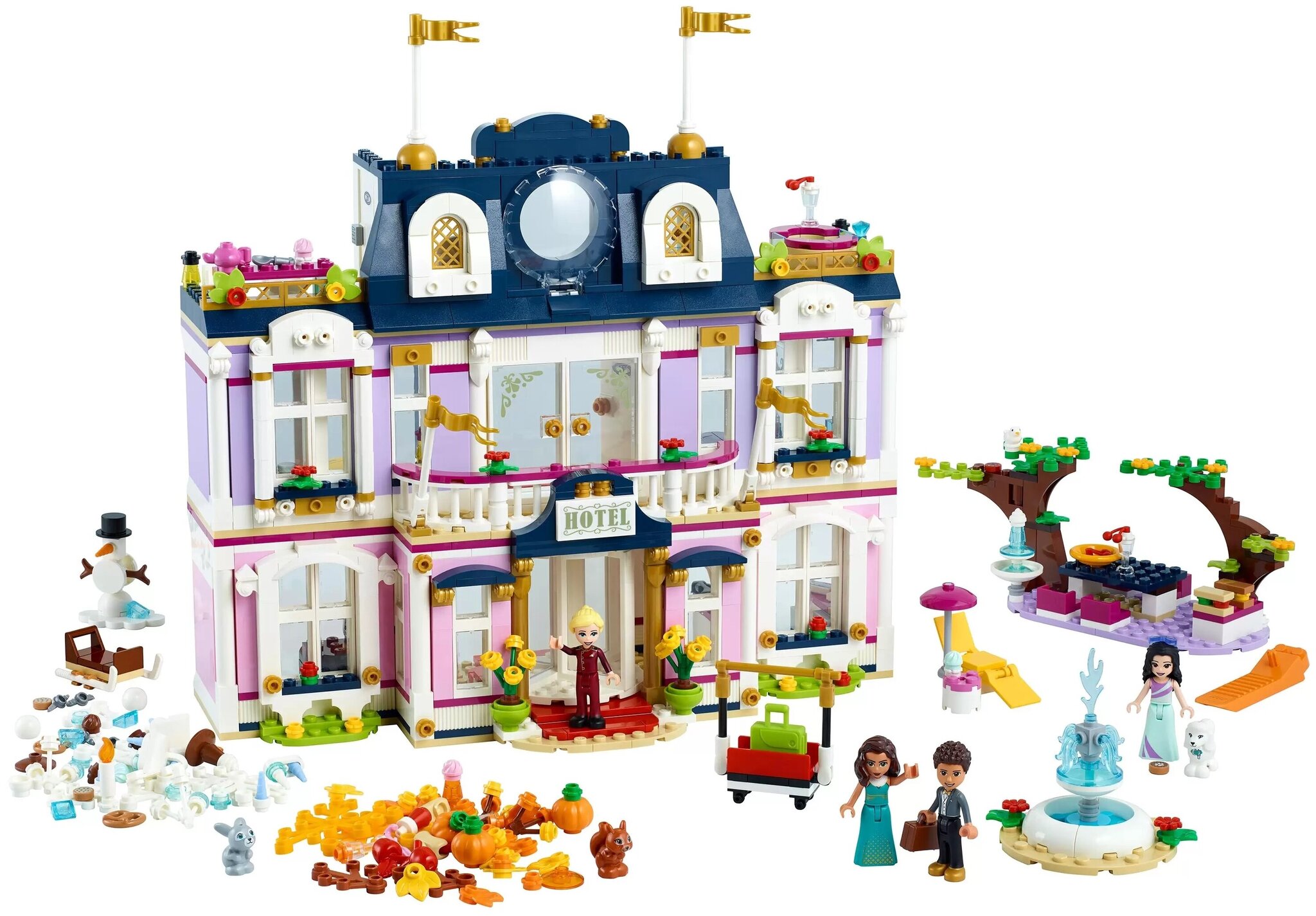 Конструктор LEGO Friends 41684 Гранд-отель Хартлейк Сити — фото 4