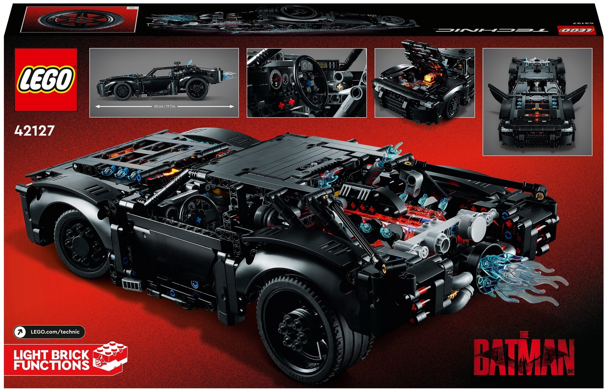 Конструктор LEGO Technic 42127 Бэтмен: Бэтмобиль — фото 2
