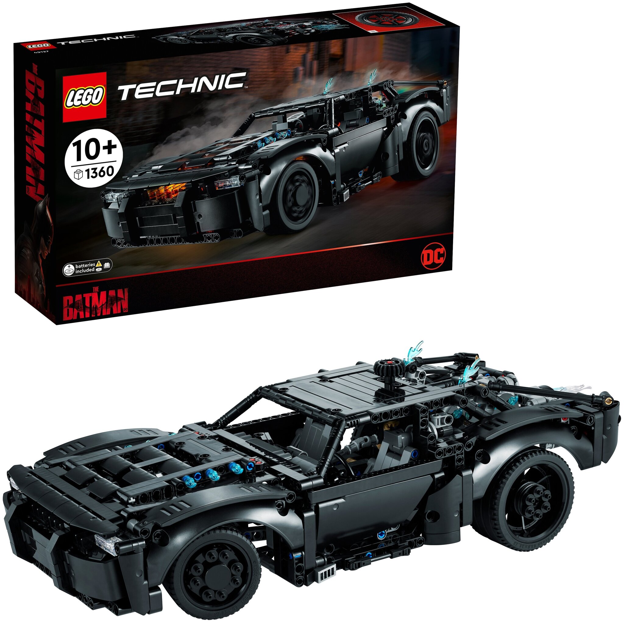 Конструктор LEGO Technic 42127 Бэтмен: Бэтмобиль — фото 4