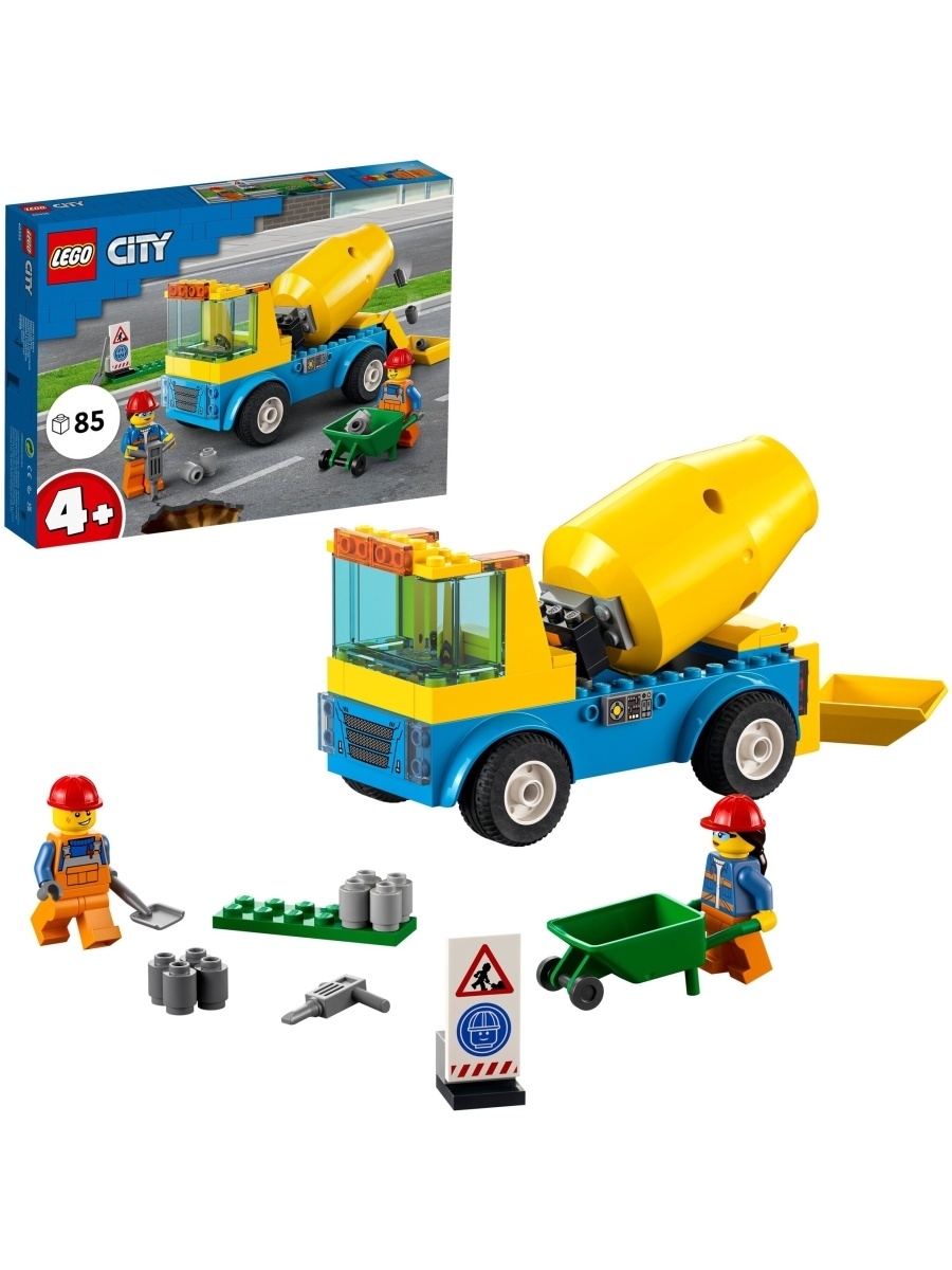 Конструктор LEGO City Great Vehicles 60325 Бетономешалка — фото 16