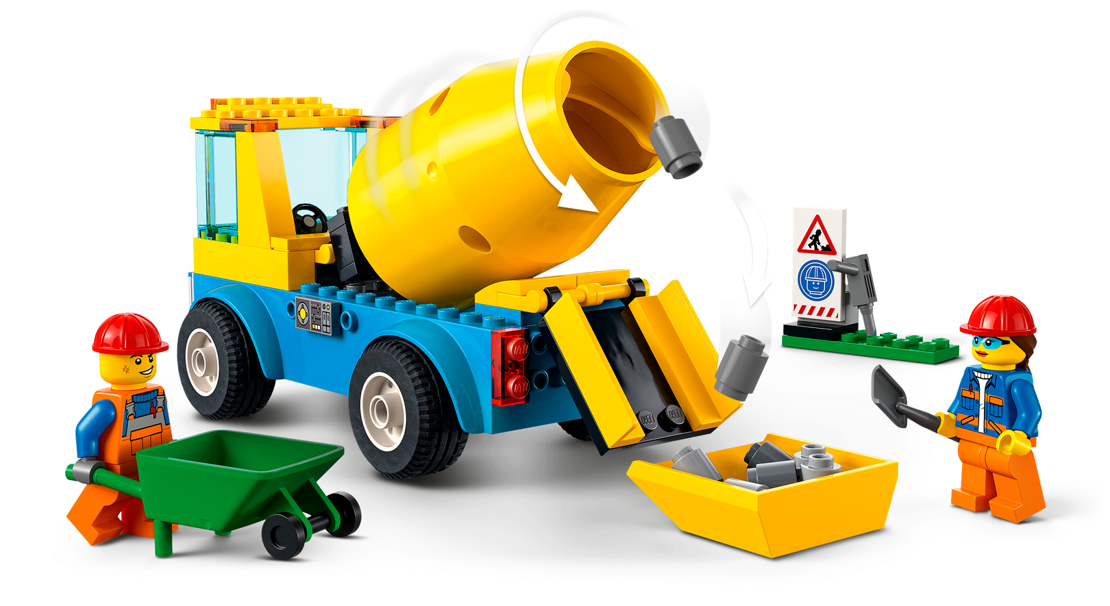 Конструктор LEGO City Great Vehicles 60325 Бетономешалка — фото 13