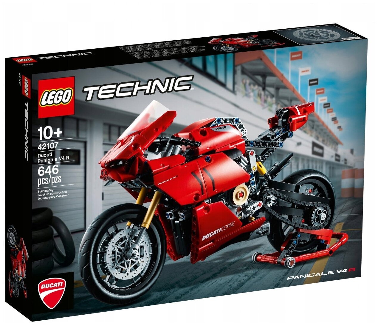Конструктор LEGO Technic 42107 Ducati Panigale V4 R — фото 19