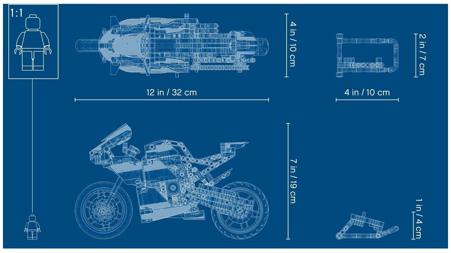 Конструктор LEGO Technic 42107 Ducati Panigale V4 R — фото 18