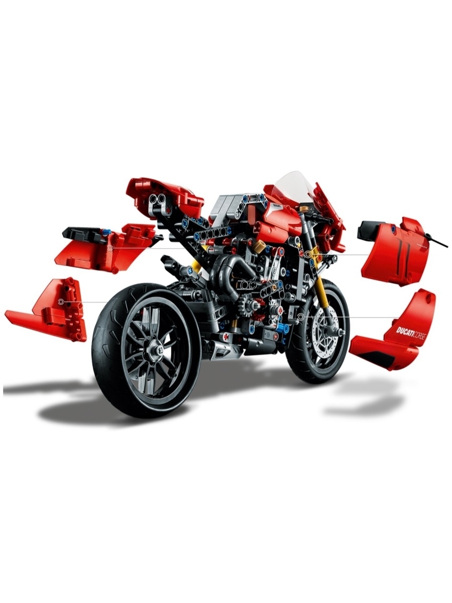 Конструктор LEGO Technic 42107 Ducati Panigale V4 R — фото 27