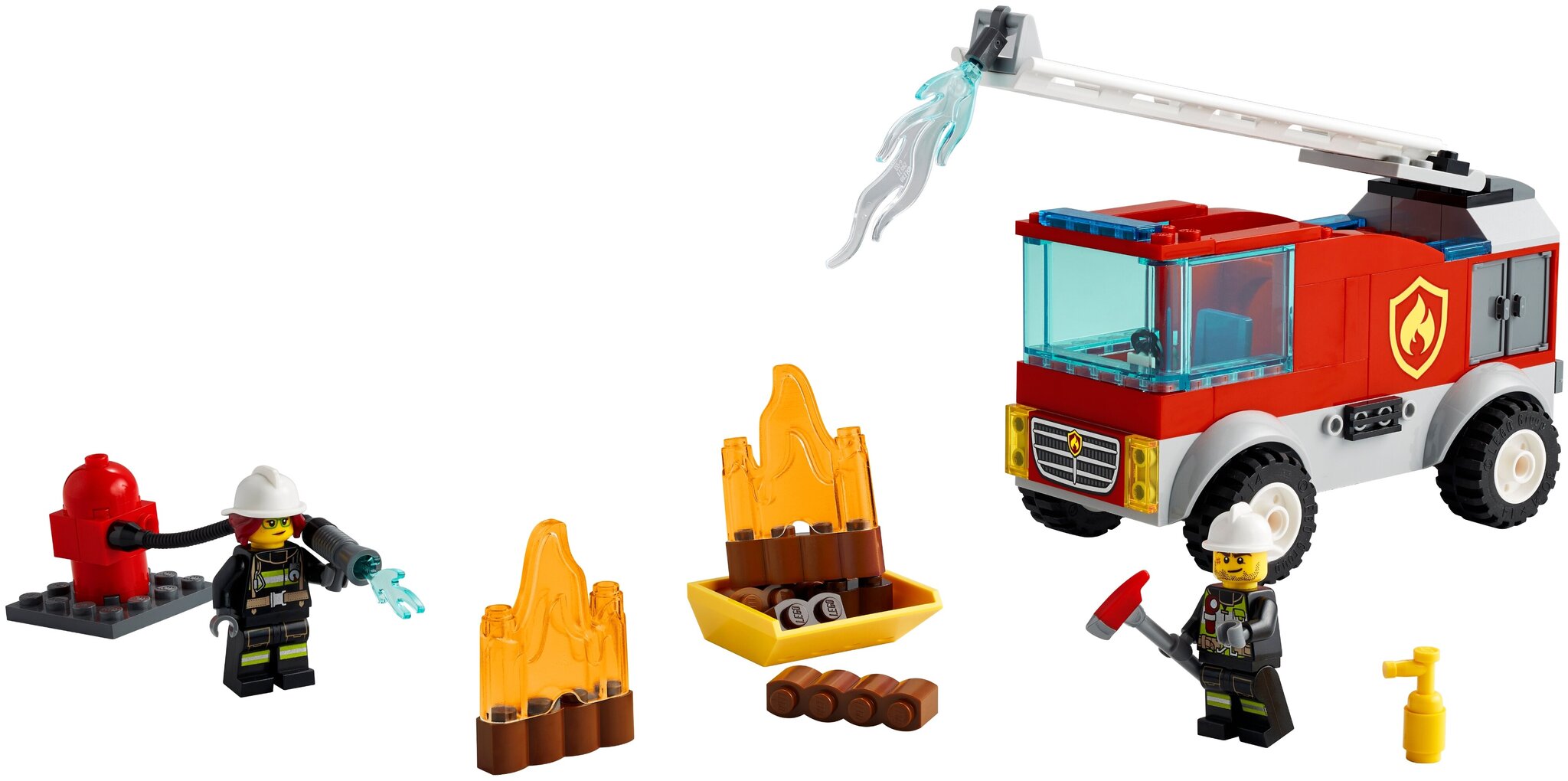 Конструктор LEGO City Fire 60280 Пожарная машина с лестницей — фото 4