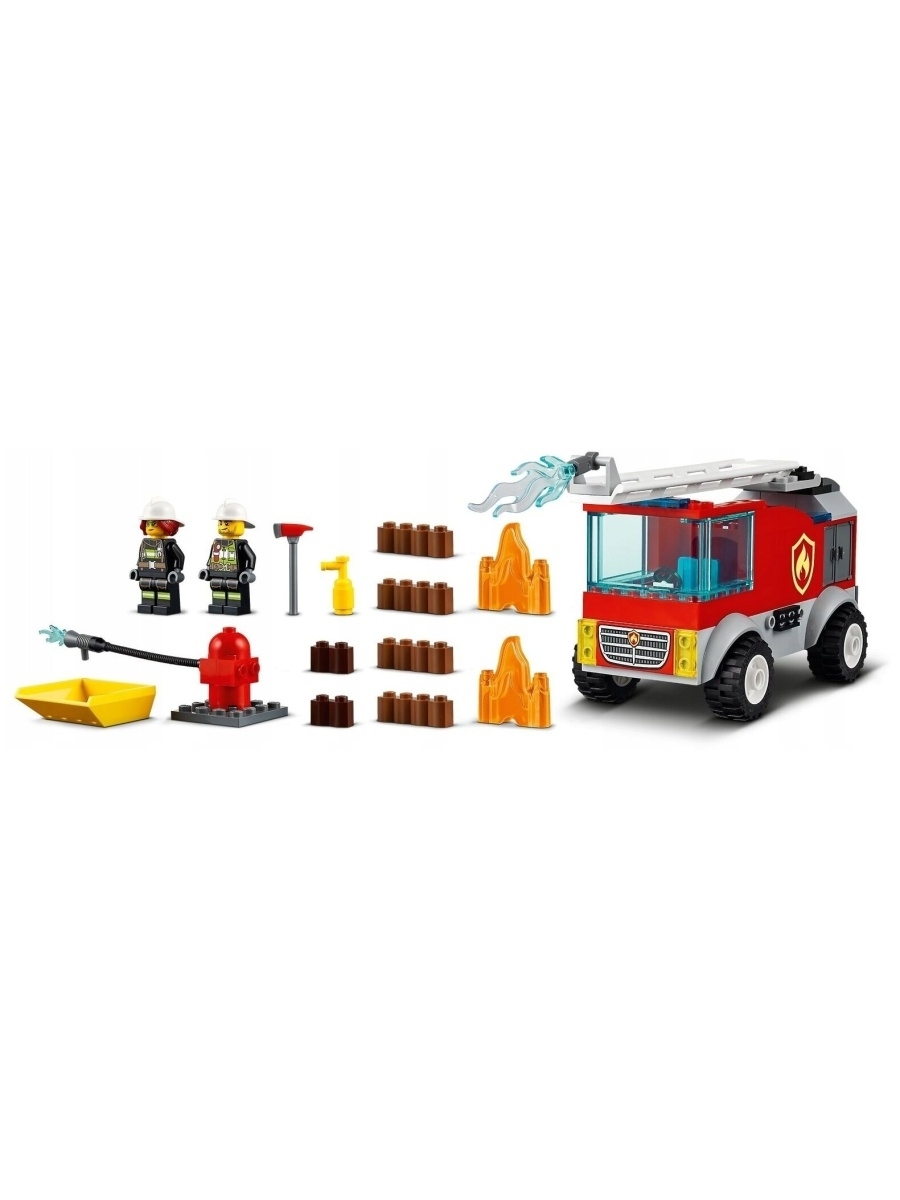 Конструктор LEGO City Fire 60280 Пожарная машина с лестницей — фото 20