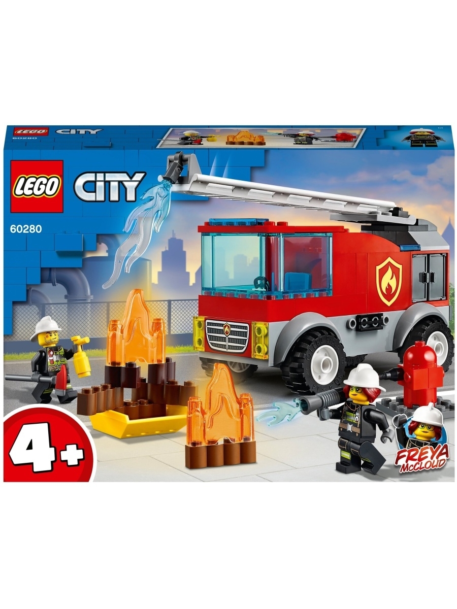 Конструктор LEGO City Fire 60280 Пожарная машина с лестницей — фото 16