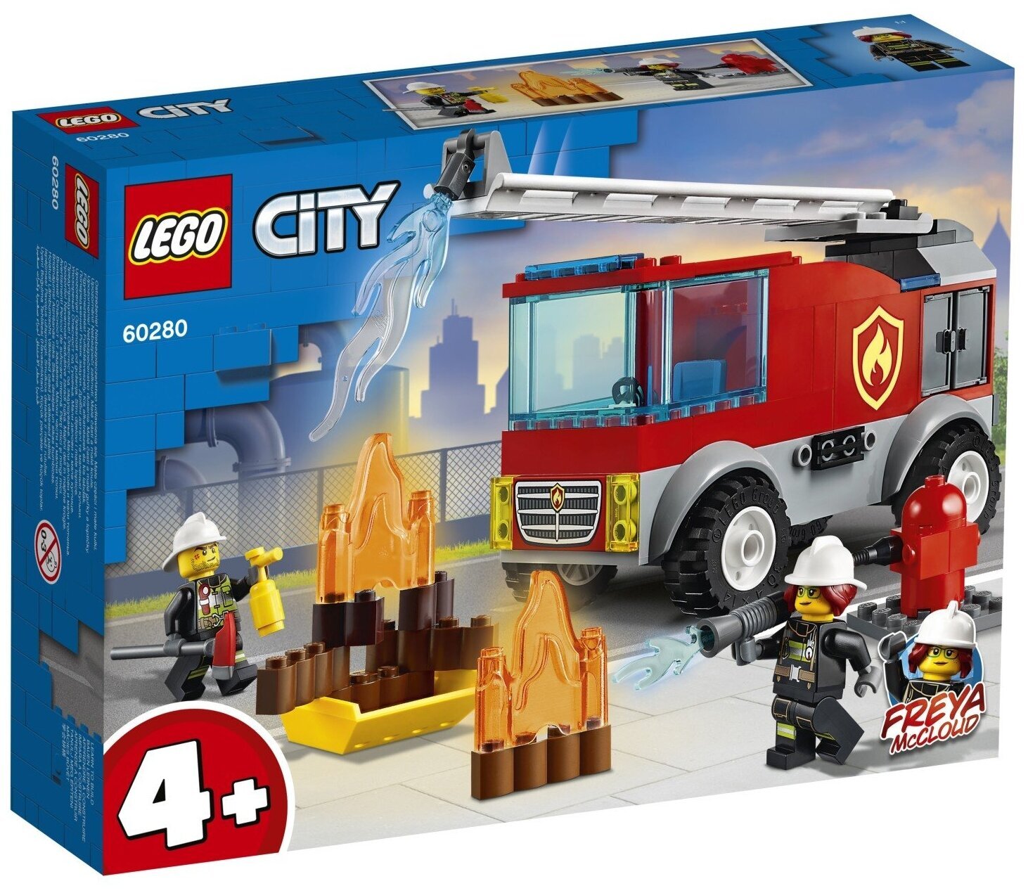 Конструктор LEGO City Fire 60280 Пожарная машина с лестницей — фото 15