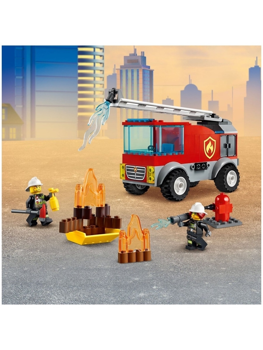 Конструктор LEGO City Fire 60280 Пожарная машина с лестницей — фото 23
