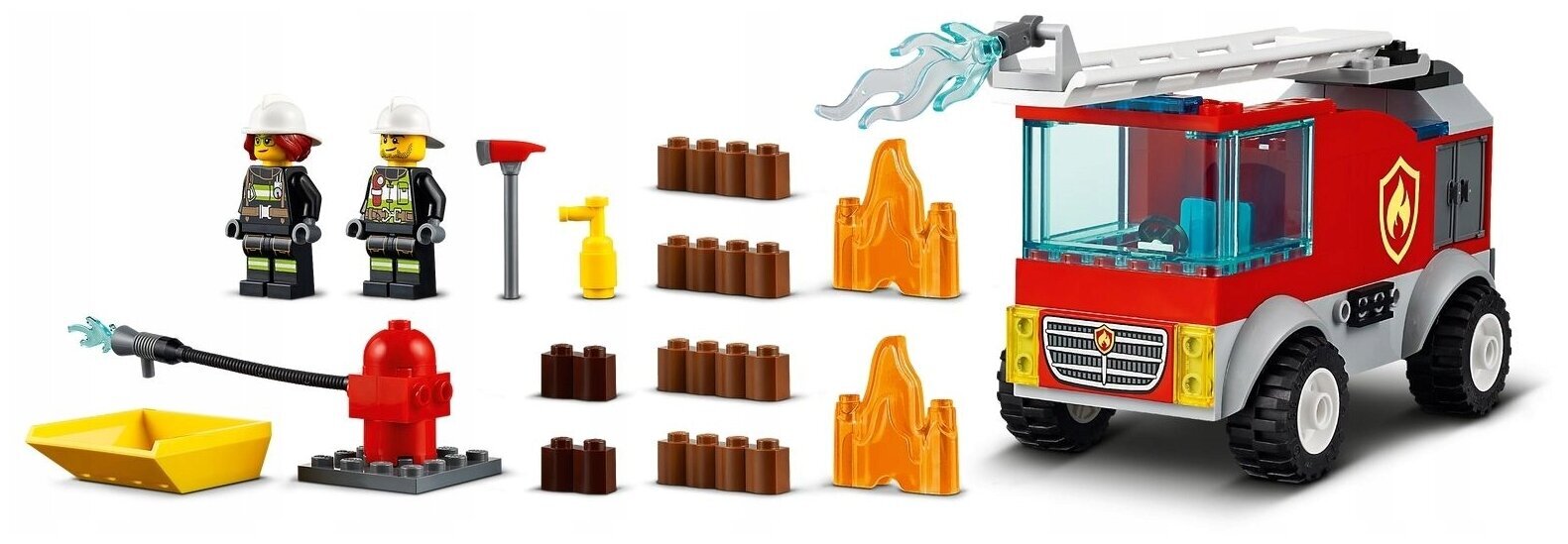 Конструктор LEGO City Fire 60280 Пожарная машина с лестницей — фото 5