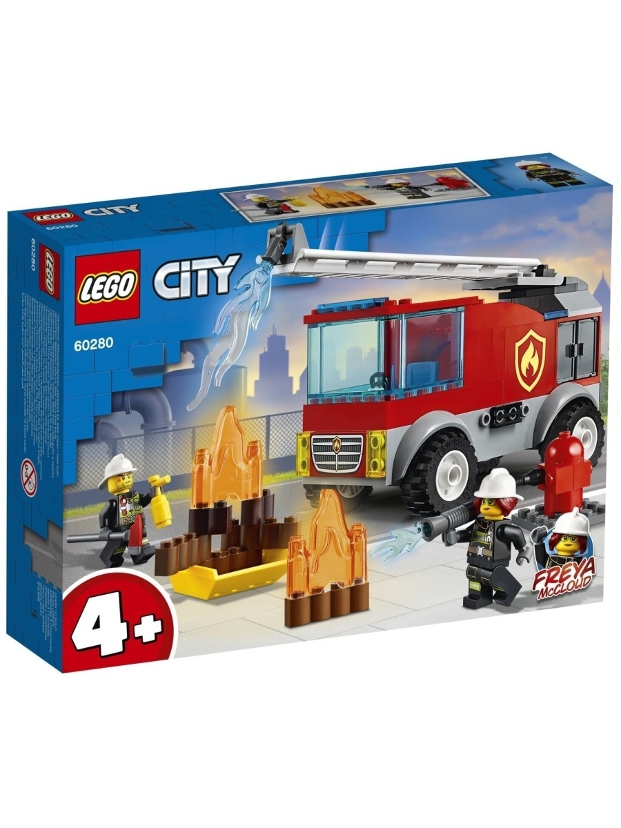 Конструктор LEGO City Fire 60280 Пожарная машина с лестницей — фото 30