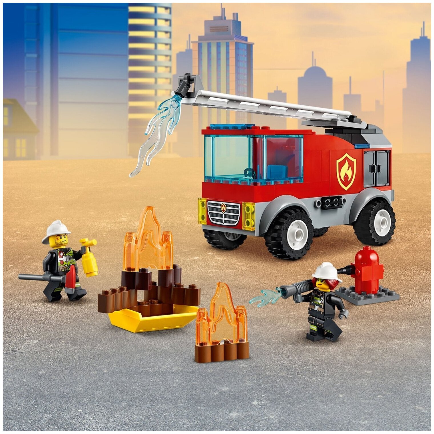 Конструктор LEGO City Fire 60280 Пожарная машина с лестницей — фото 8