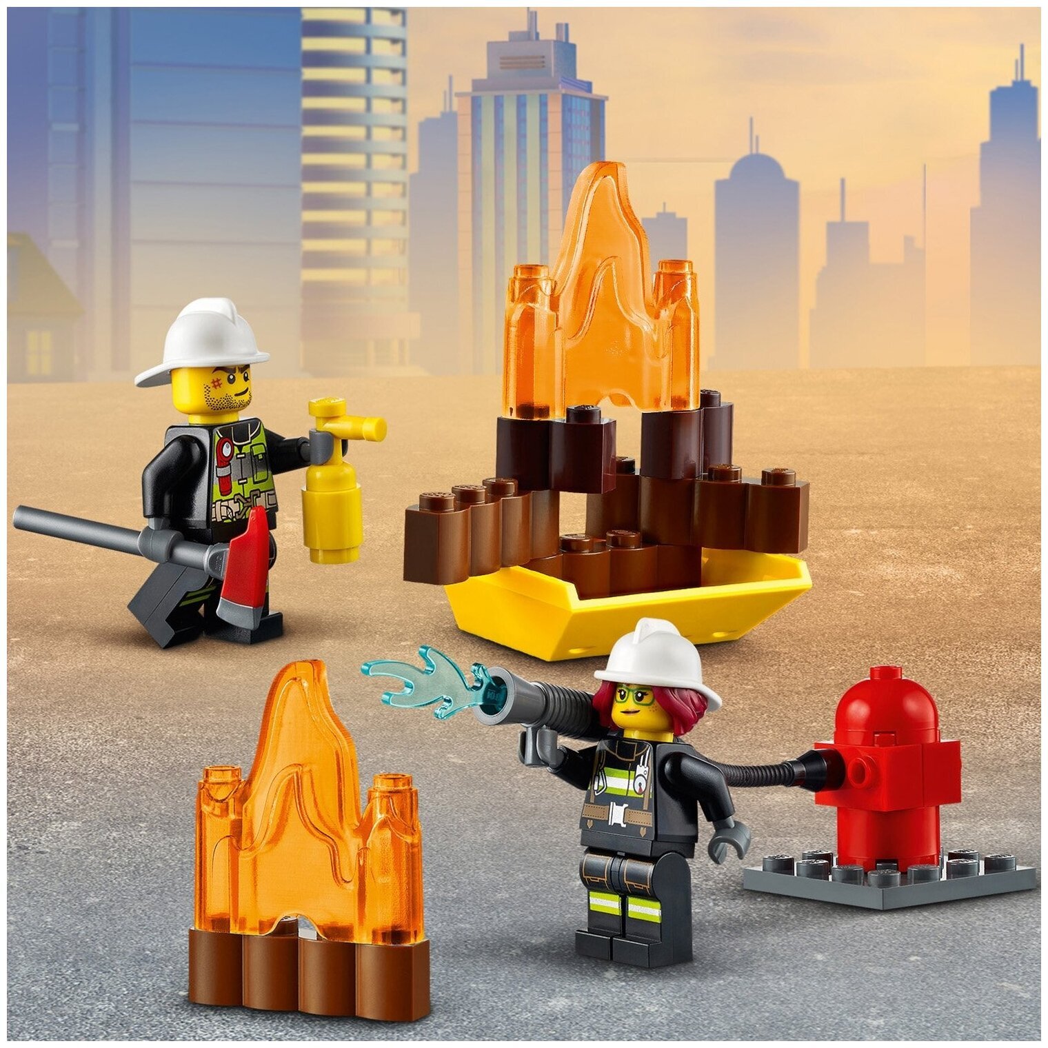 Конструктор LEGO City Fire 60280 Пожарная машина с лестницей — фото 9