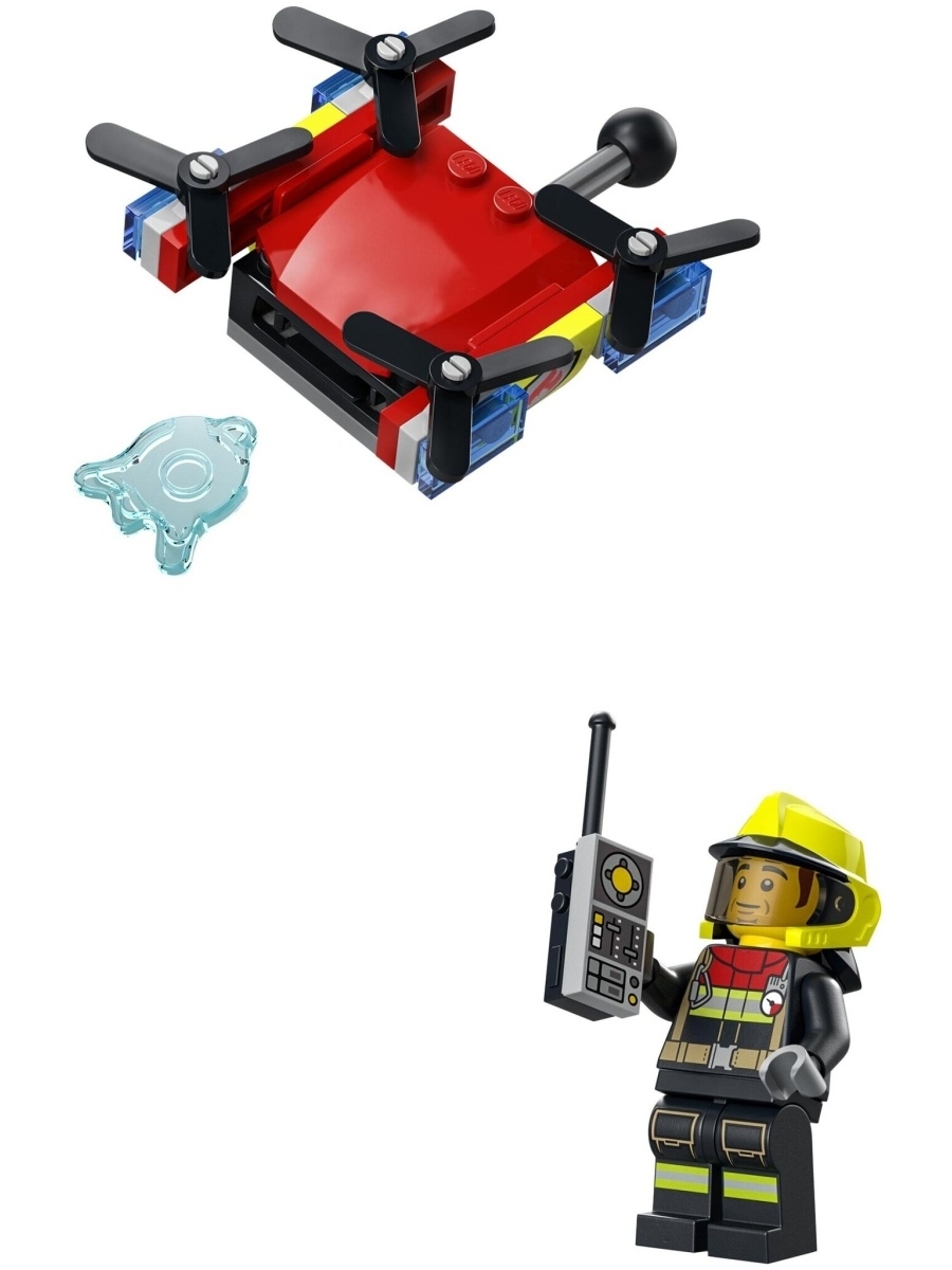 Конструктор LEGO City Fire 60319 Пожарная бригада и полицейская погоня — фото 28
