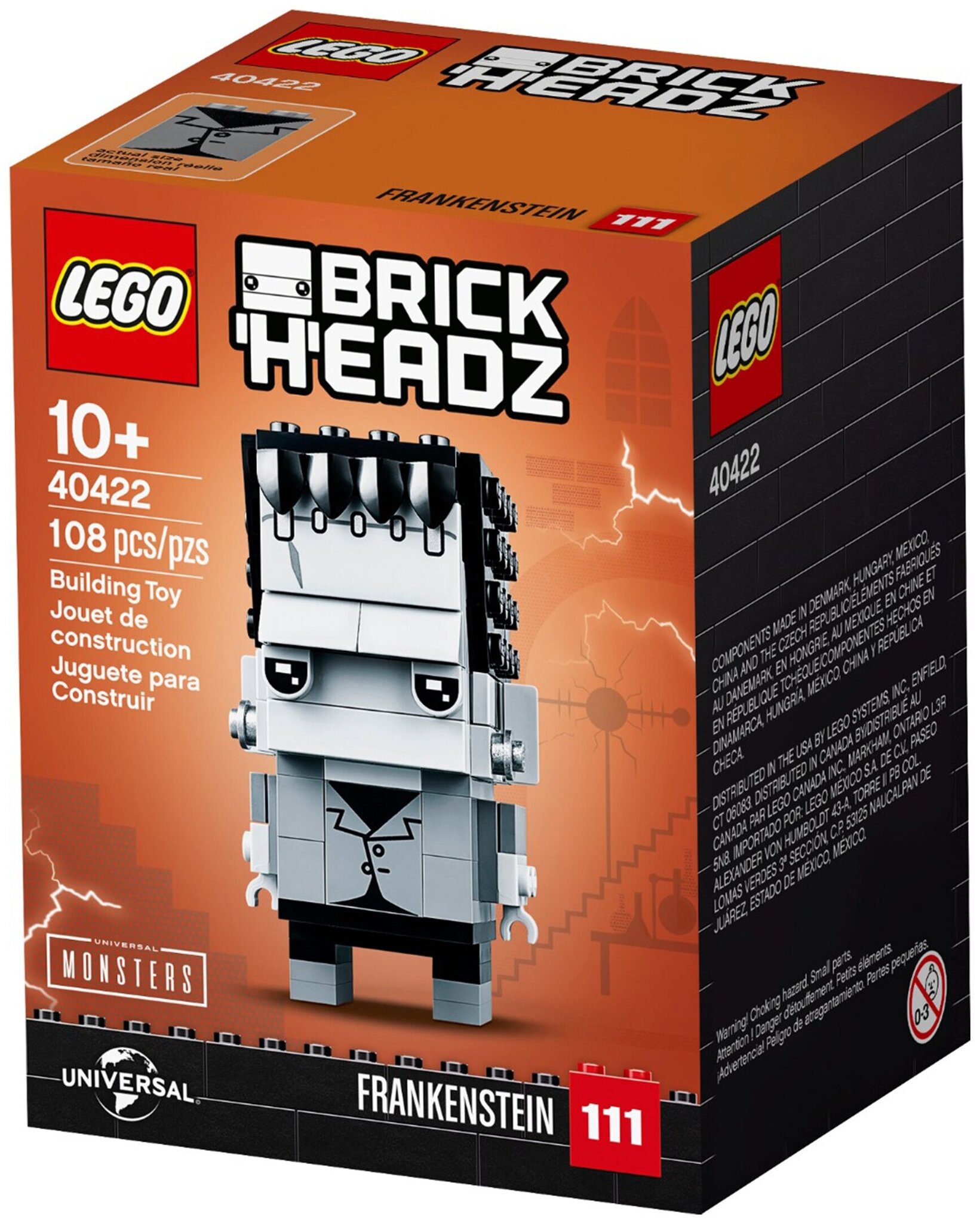 Конструктор LEGO BrickHeadz 40422 Франкенштейн — фото 4