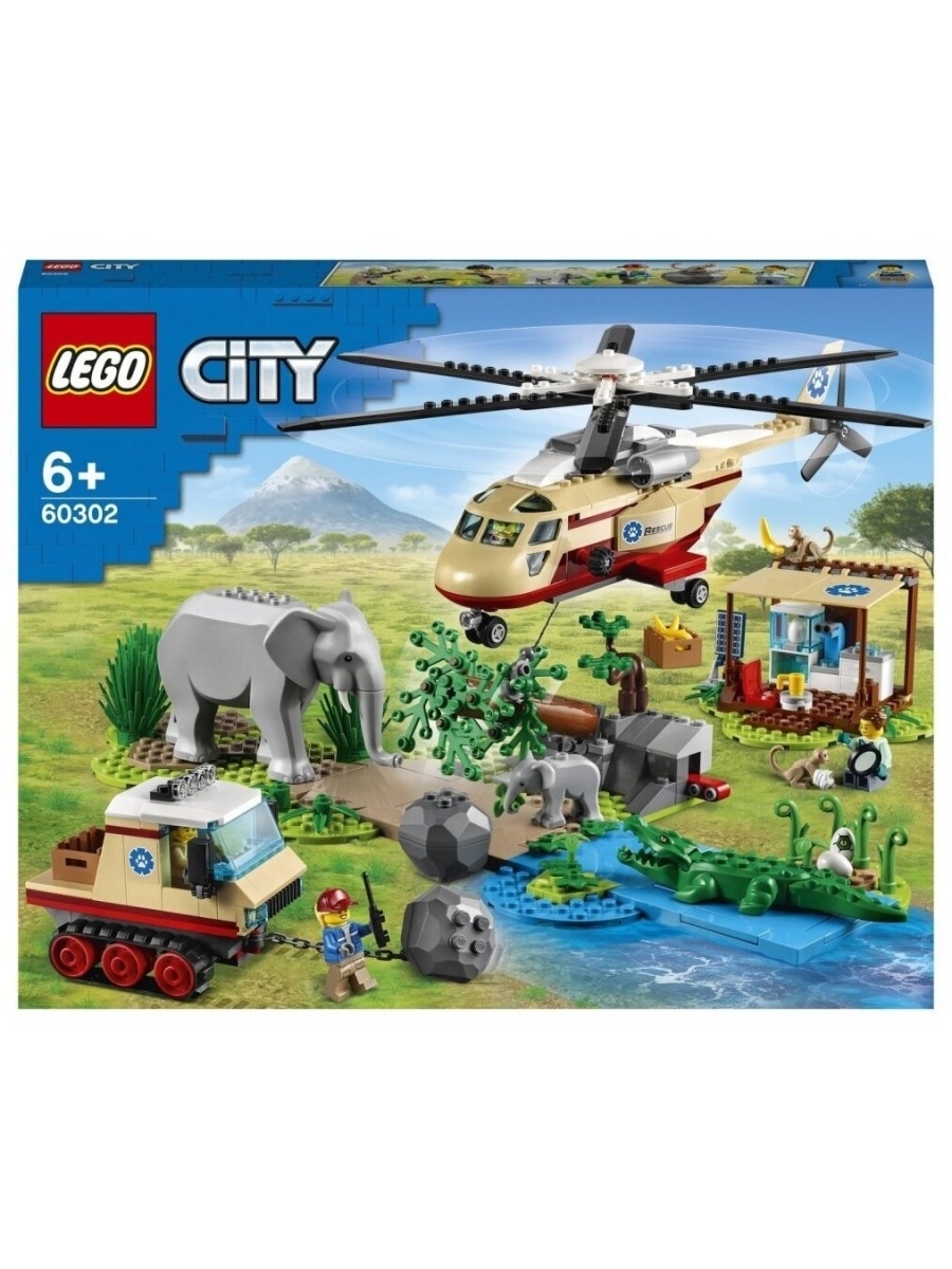 Конструктор LEGO City Stuntz 60302 Операция по спасению зверей — фото 13