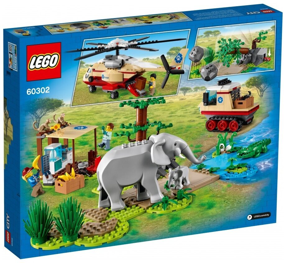 Конструктор LEGO City Stuntz 60302 Операция по спасению зверей — фото 11