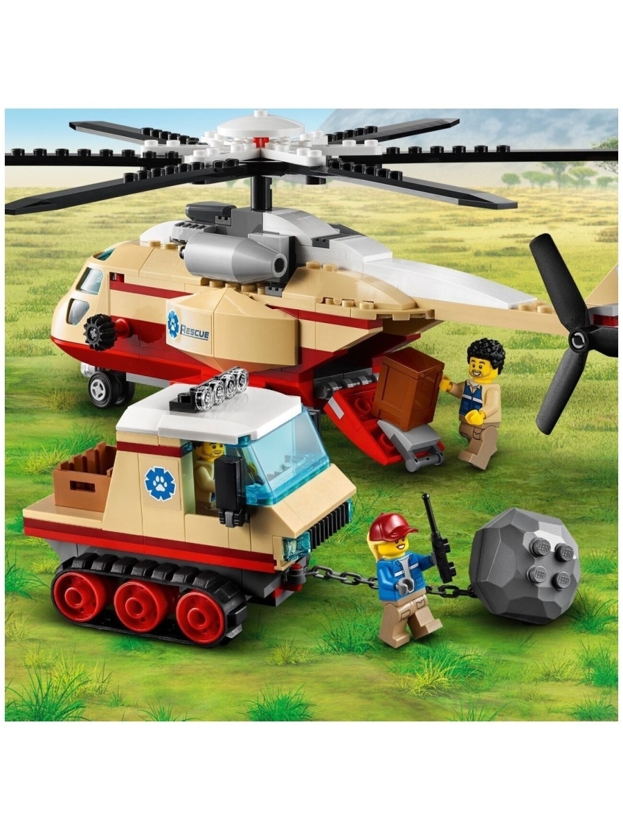 Конструктор LEGO City Stuntz 60302 Операция по спасению зверей — фото 19