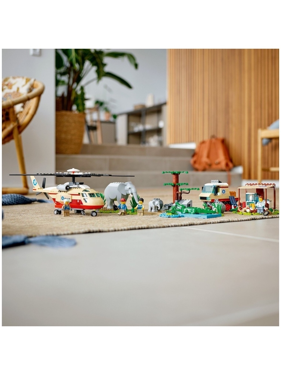Конструктор LEGO City Stuntz 60302 Операция по спасению зверей — фото 18